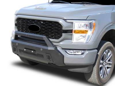 Black Horse Off Road - Armour III Light Duty Front Bumper-Textured Black-2021-2023 Ford F-150|Black Horse Off Road - Image 2