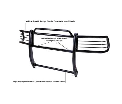 Grille Guard-Black-17FP26MA-Material:Steel