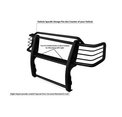 Grille Guard-Black-17TO23MA-Surface Finish:Powder-Coat