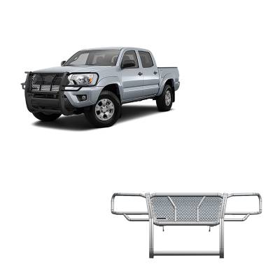 Rugged HD Grille Guard-Black-2005-2015 Toyota Tacoma|Black Horse Off Road