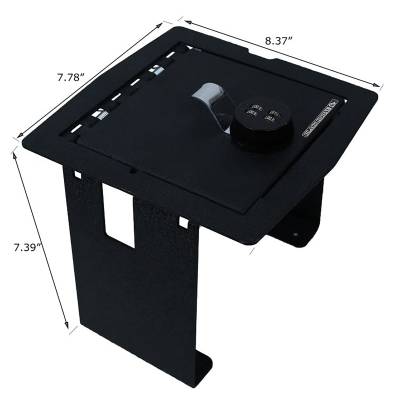 Center Console Safe-Black-ASJW01-Weight:5.29 Lbs