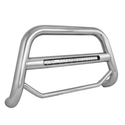 Max Beacon Bull Bar-Stainless Steel-MAB-B7102S-Material:Stainless Steel