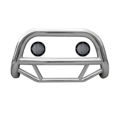Max Bull Bar Kit-Stainless Steel-MBS-TOD1009-PLFB-Style:No skid plate