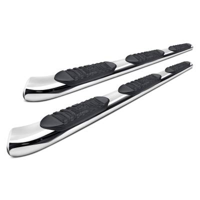 Extreme Wheel-to-Wheel Side Steps-Stainless Steel-F-150/F-150 Lightning|Black Horse Off Road