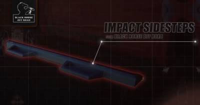 Impact Heavy Duty Drop Side Steps-Black-IM-GMCACC-Style: