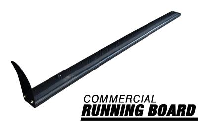 Commercial Running Boards-Black-RUN102A-Style: