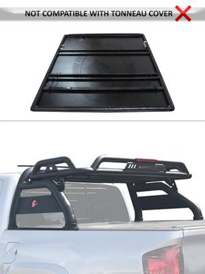 Atlas Roll Bar Kit-Black-ATRB-NIFRB-PLFB-Model:Frontier