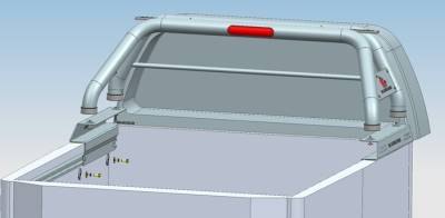 Classic Roll Bar-Stainless Steel-RB007SS-Dimension:71x30x9 Inches