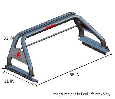 Classic Roll Bar-Stainless Steel-RB08SS-Surface Finish:Polished