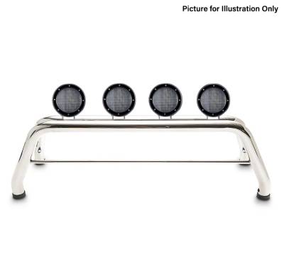 Classic Roll Bar Kit-Stainless Steel-RB002SS-PLFB-Brand:Black Horse Off Road