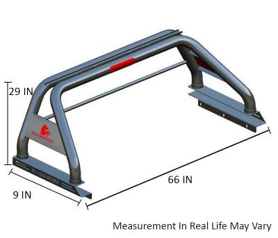 Classic Roll Bar Kit-Stainless Steel-RB005SS-KIT-Warranty:Limited lifetime