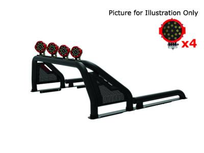 Gladiator Roll Bar Kit-Black-GLRB-01B-PLR-Weight:124 Lbs