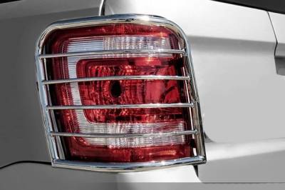 Tail Light Guards-Stainless Steel-7FDF1SS