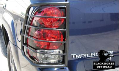 Tail Light Guards-Black-2002-2009 Chevrolet Trailblazer|Black Horse Off Road