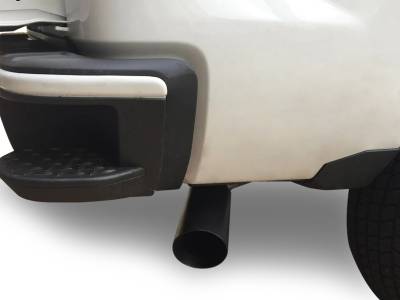 Muffler Tip-Black-All Cars, Trucks and SUVs( 3" inlet,4" outlet and 10" Length)|Black Horse Off Road