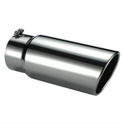 Muffler Tip-Stainless Steel-MT-SC05-SS-Surface Finish:Polished