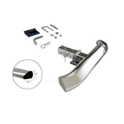 Rear Hitch Step-Stainless Steel-RAZ28S-Surface Finish:Polished