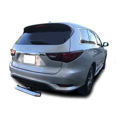 Rear Hitch Step-Stainless Steel-RAZ28S-Style: