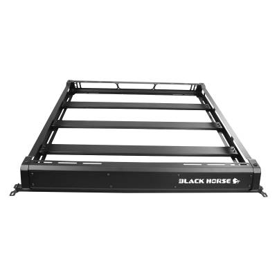 TRAVELER Roof Ladder Rack Kit-Black-1987-2017 Jeep Wrangler/1997-2017 Jeep Wrangler/2007-2017 Jeep Wrangler|Black Horse Off Road