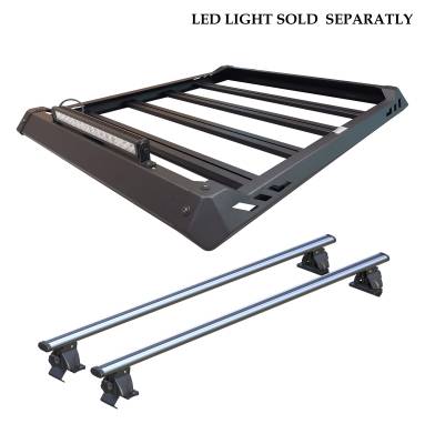 Traveler Roof Rack-Silver-TRRB160S-Part Information:Box 2 contains: 37lbs, 59x15x9