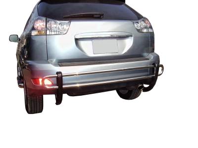 Rear Bumper Guard-Stainless Steel-8D091016SS-Style:Double Tube