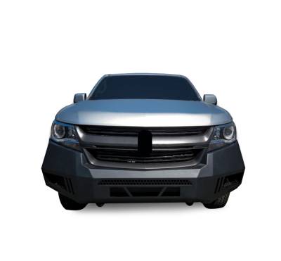 Armour Heavy Duty Front Bumper-Satin Black-AFB-CO15-Style:Armour I Front Bumper