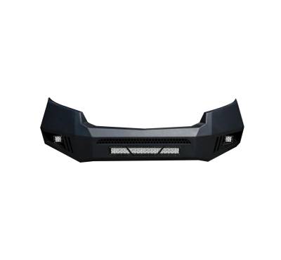 Armour Heavy Duty Front Bumper Kit-Matte Black-AFB-CO15-KIT-Part Information:Includes 1 20in LED Light Bar, 2 sets of 4in cube lights
