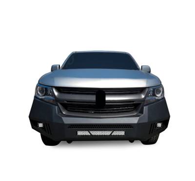 Armour Heavy Duty Front Bumper Kit-Matte Black-AFB-CO15-KIT-Style:Armour I Front Bumper