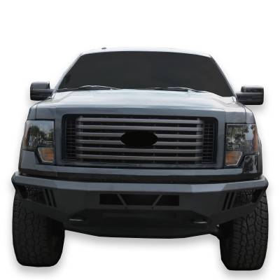 Armour Heavy Duty Front Bumper-Matte Black-AFB-F109-Material:Steel