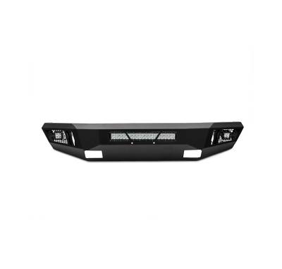 Armour Heavy Duty Front Bumper Kit-Matte Black-AFB-F109-KIT-Style:Armour I Front Bumper