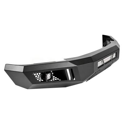 Armour Heavy Duty Front Bumper Kit-Matte Black-AFB-F115-KIT-Style:Armour I Front Bumper