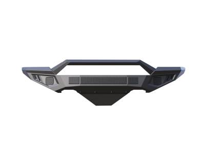 Armour II Heavy Duty Front Bumper-Matte Black-AFB-F117-Style:Armour II Front Bumper