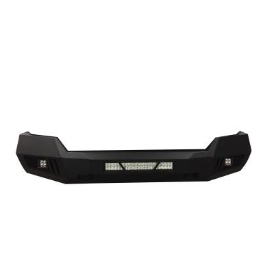 Armour Heavy Duty Front Bumper Kit-Matte Black-AFB-F211-KIT-Style:Armour I Front Bumper