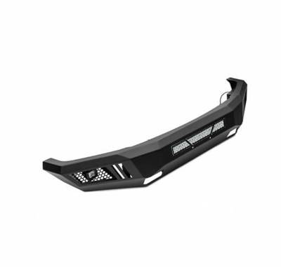 Armour Heavy Duty Front Bumper Kit-Matte Black-AFB-F217-KIT-Style:Armour I Front Bumper