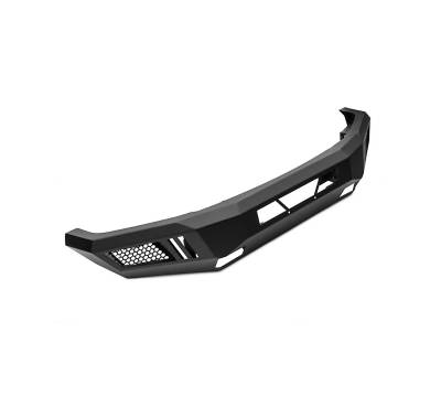Armour Heavy Duty Front Bumper-Matte Black-AFB-NITI-Style:Armour I Front Bumper