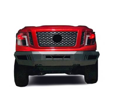 Armour Heavy Duty Front Bumper-Matte Black-AFB-NITI-Material:Steel