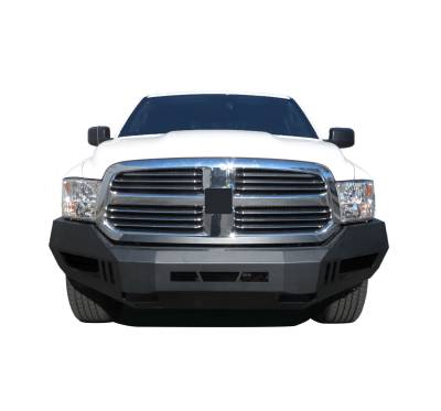 Armour Heavy Duty Front Bumper-Matte Black-AFB-RA13-Surface Finish:Powder-Coat