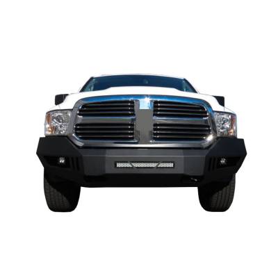 Armour Heavy Duty Front Bumper Kit-Matte Black-AFB-RA13-KIT-Material:Steel