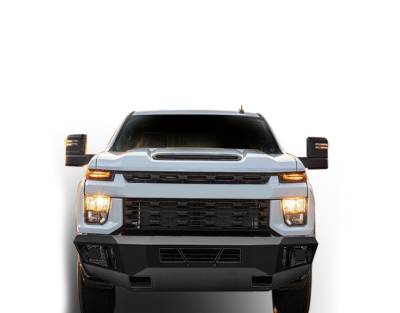 Armour Heavy Duty Front Bumper-Matte Black-AFB-SI25-20-Material:Steel