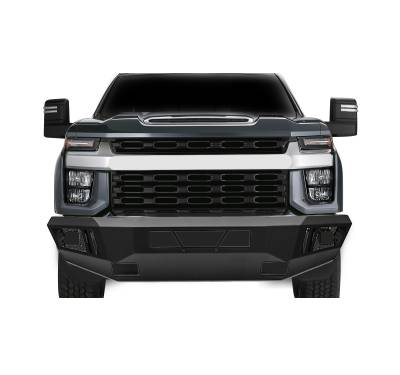 Armour Heavy Duty Front Bumper-Matte Black-AFB-SI25-20-Surface Finish:Powder-Coat