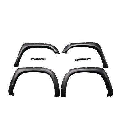 FENDER FLARES RIVETED Style-Black-2014-2021 Toyota Tundra all cabs 67 / 79 / 98 inches|Black Horse Off Road