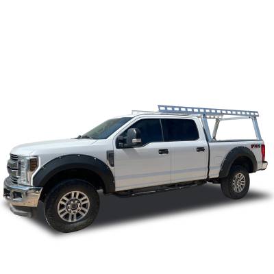 Base K2 Over Cab Rack-Silver-3/4-ton trucks with 8ft bed length|Black Horse off Road