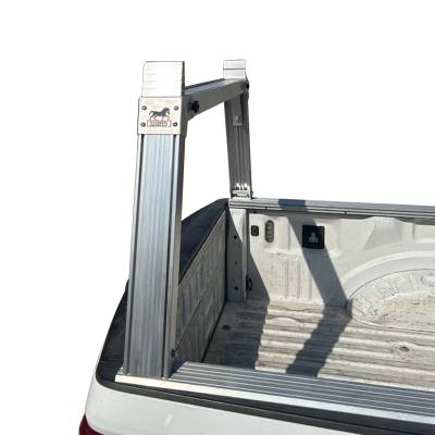 Black Horse Off Road - Base K2 Rack-6.5' Bed Silver Aluminum- All 3/4-ton trucks with 6.4ft to 6.7ft bed length|Black Horse off Road - Image 6
