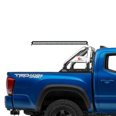 Black Horse Off Road - CLASSIC Roll Bar With 40" LED Light Bar-Stainless Steel-2005-2023 Toyota Tacoma|Black Horse Off Road - Image 4