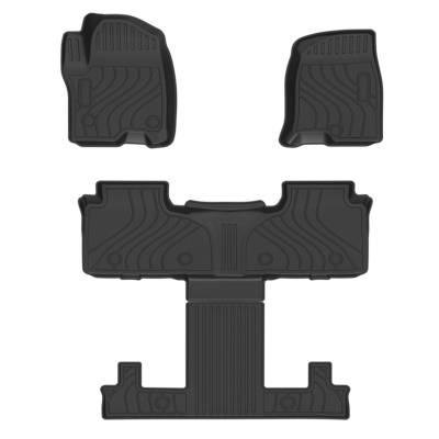 Black Horse TOTALINER 3.5mm Heavy Duty TPE Anti-skid Floor Mat Rug Liner fits 2023-2023 Chevrolet Tahoe