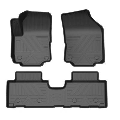 Black Horse TOTALINER 3.5mm Heavy Duty TPE Anti-skid Floor Mat Rug Liner fits 2017-2022 Chevrolet Equinox