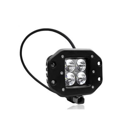 LED 2" Cube Lights -Clear-Universal |Black Horse Off Road
