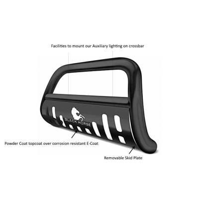 Black Horse Off Road - Bull Bar-Black-2000-2004 Nissan Frontier/2000-2004 Nissan Xterra|Black Horse Off Road - Image 4