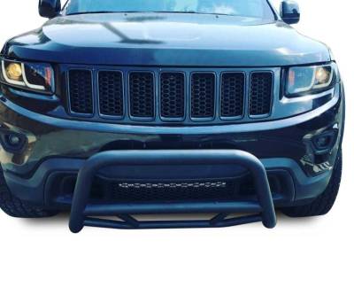 MAX Bull Bar-Black-2011-2013 Dodge Durango/2011-2021 Jeep Grand Cherokee|Black Horse Off Road