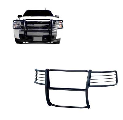 Grille Guard-Black-2007-2013 Chevrolet Silverado 1500|Black Horse Off Road